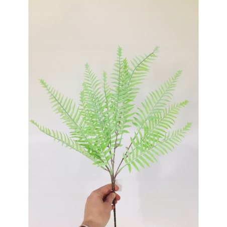 LIŚĆ gałązka PAPROTKA sztuczna do bukietu stroika jesienna 50cm wiązanki