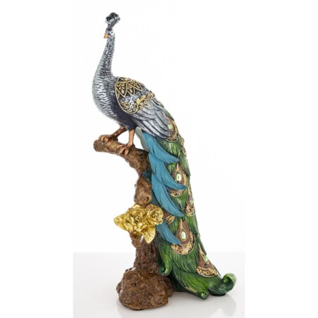 Dekoracja - Paw 29x10x14 cm POAT-2