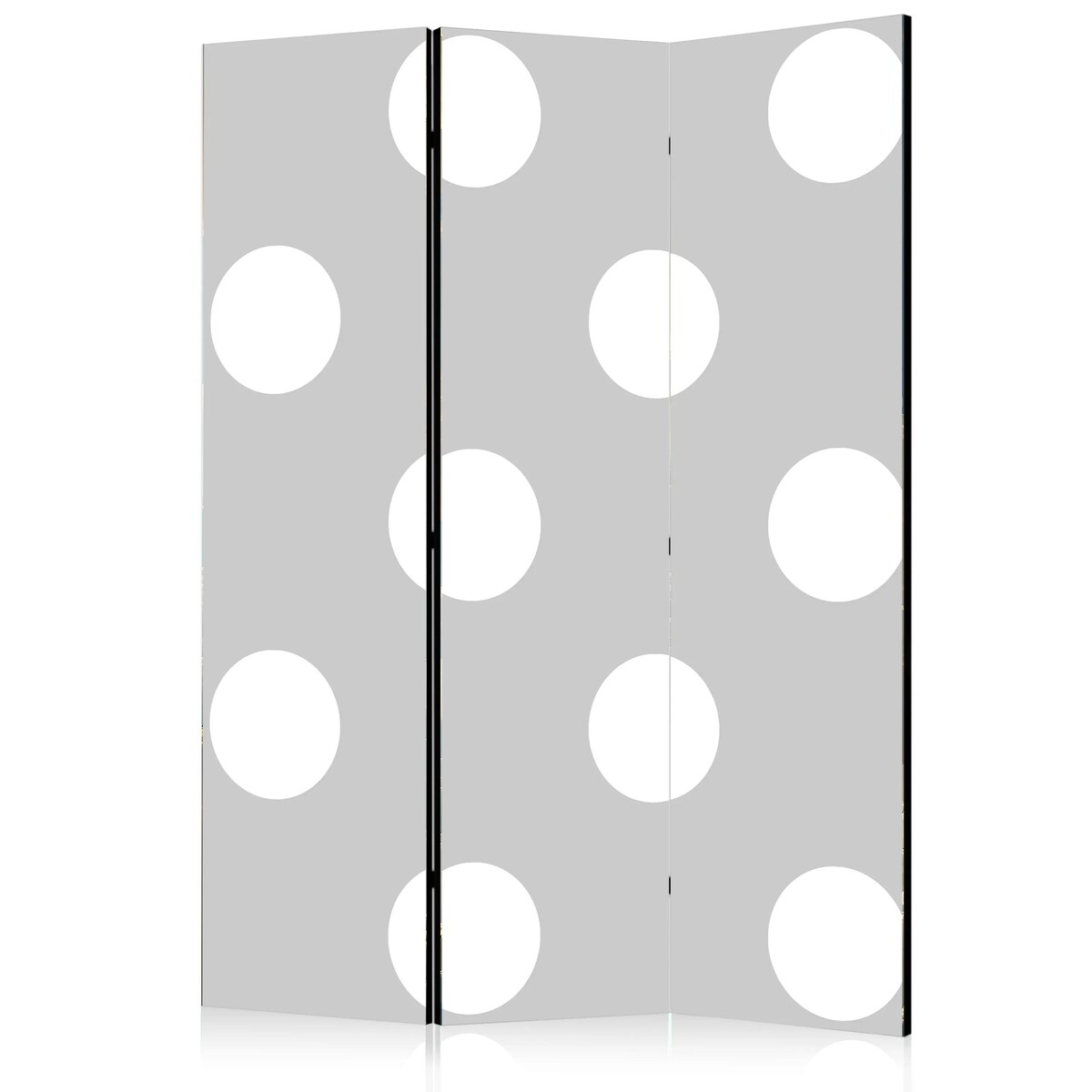 Parawan jednostronny Dla dzieci 135x172 cm 3-częściowy czarny