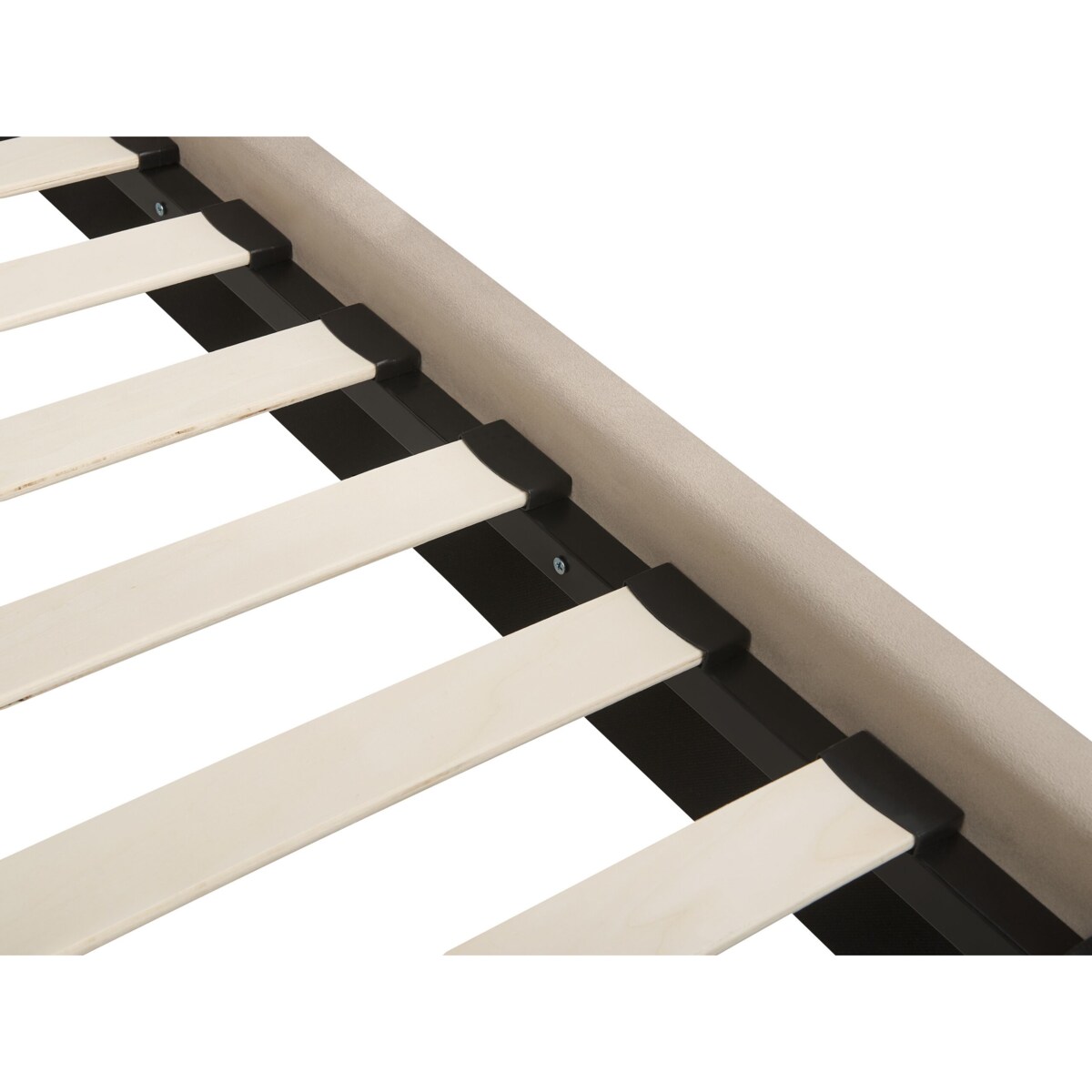 Łóżko Welur SUZETTE 160 x 200 cm Beżowy