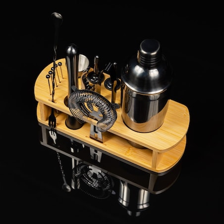 Zestaw barmański 16 elementów Shaker KLAUSBERG grafitowy