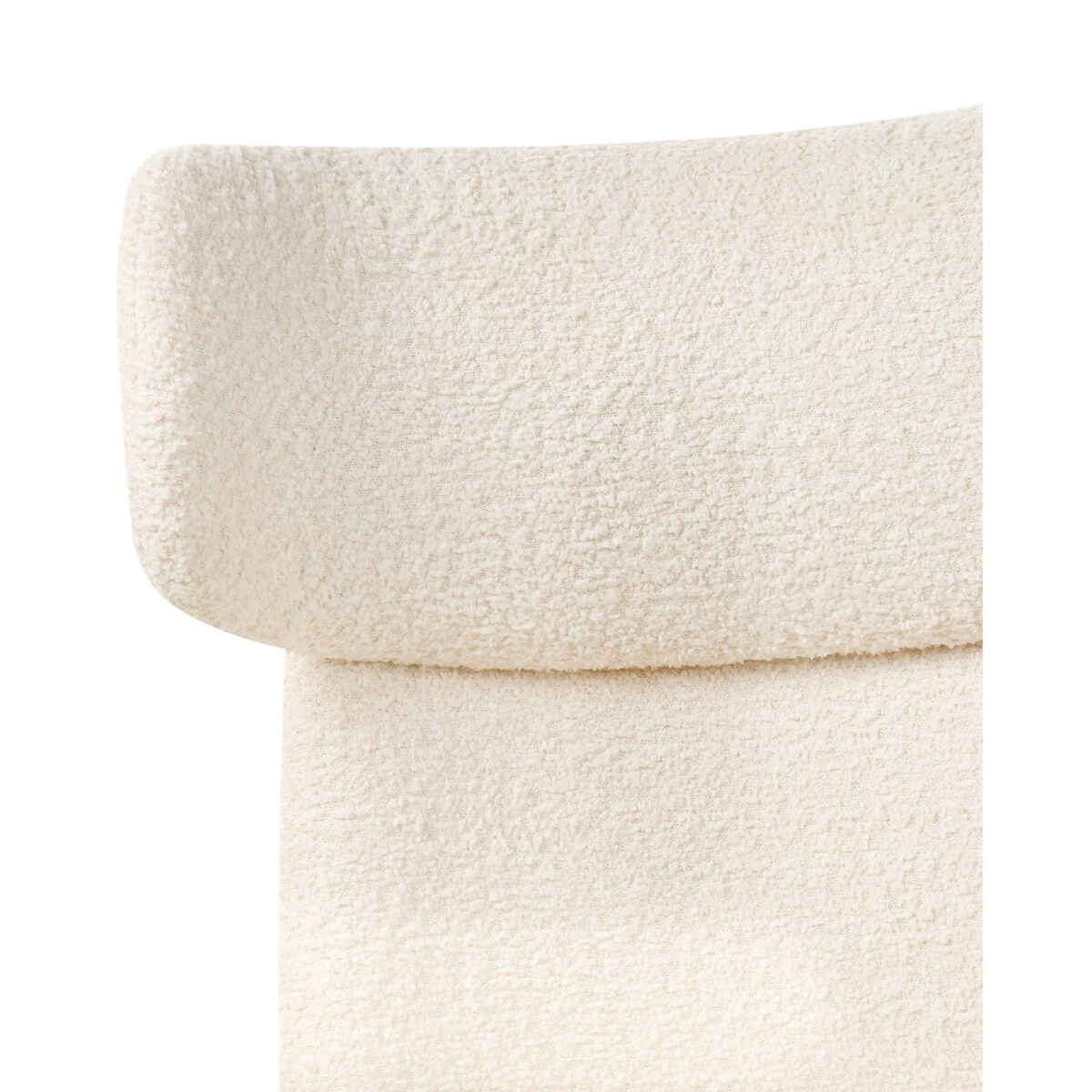 Krzesło obrotowe GRANBY Boucle Złamana biel