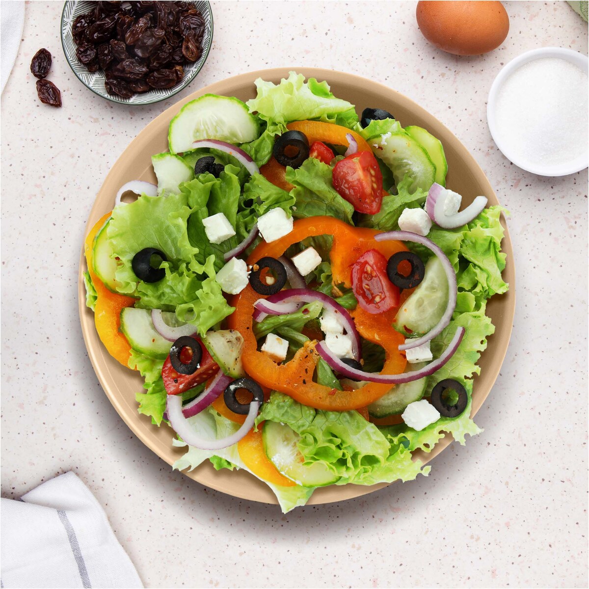 Miska Plastikowa Okrągła Kuchenna Z Pokrywką Zamykaniem Zestaw Misek 3 Szt. Misa Beżowa