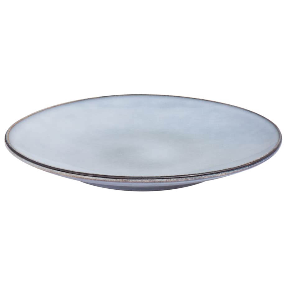 Zestaw 4 dużych talerzy JUNIPER Kamionka Błękitny