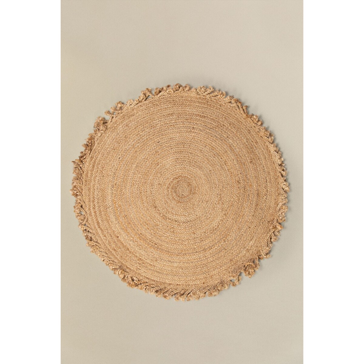 Dywan z juty naturalnej okragly Ondes Ø120 cm