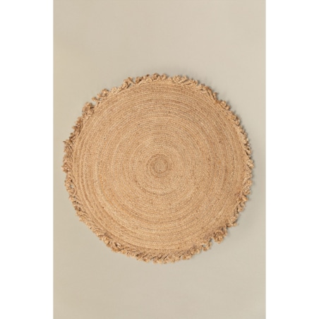 Dywan z juty naturalnej okragly Ondes Ø120 cm