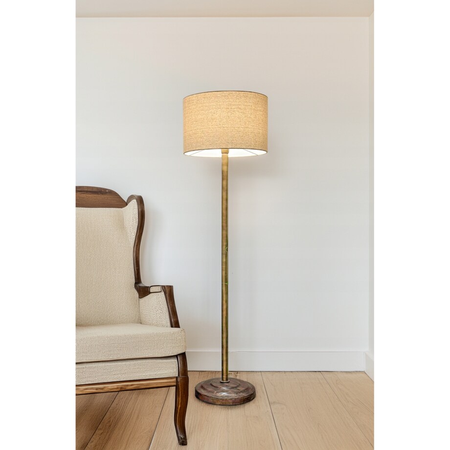 LAMPA STOJĄCA PODŁOGOWA BOHO WYSOKA 120cm E27 BOHO LOFT DO SALONU SYPIALNI