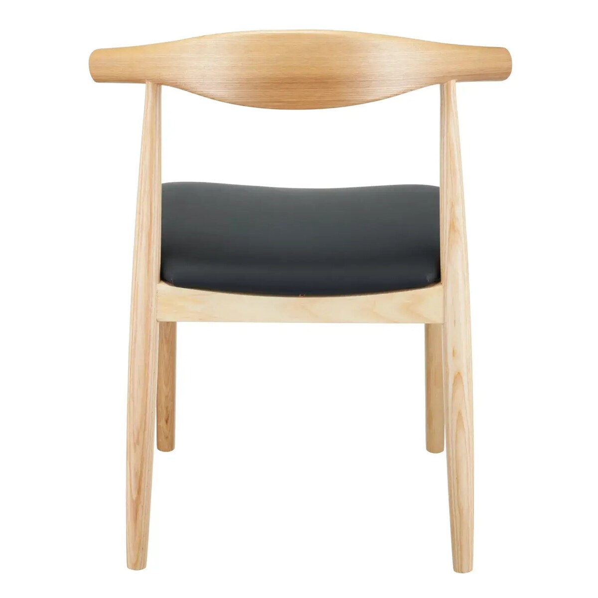 Skandynawskie krzesło Classy MH-003CH-N do kuchni drewniane czarne, Step Into Design