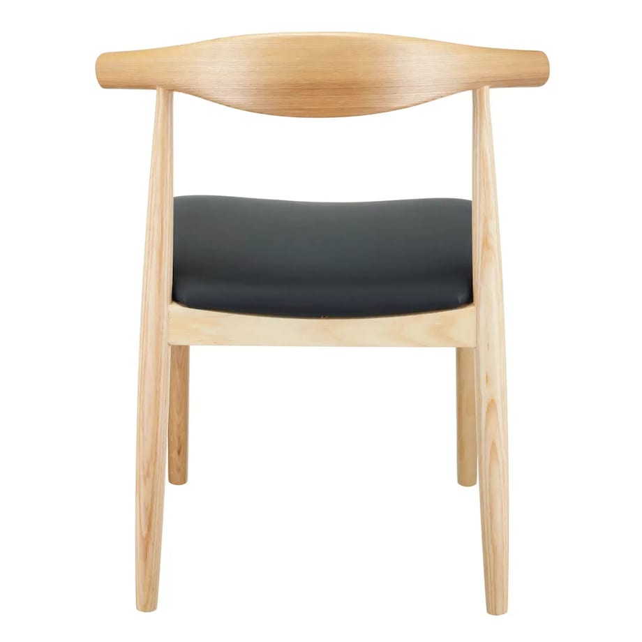 Skandynawskie krzesło Classy MH-003CH-N do kuchni drewniane czarne, Step Into Design