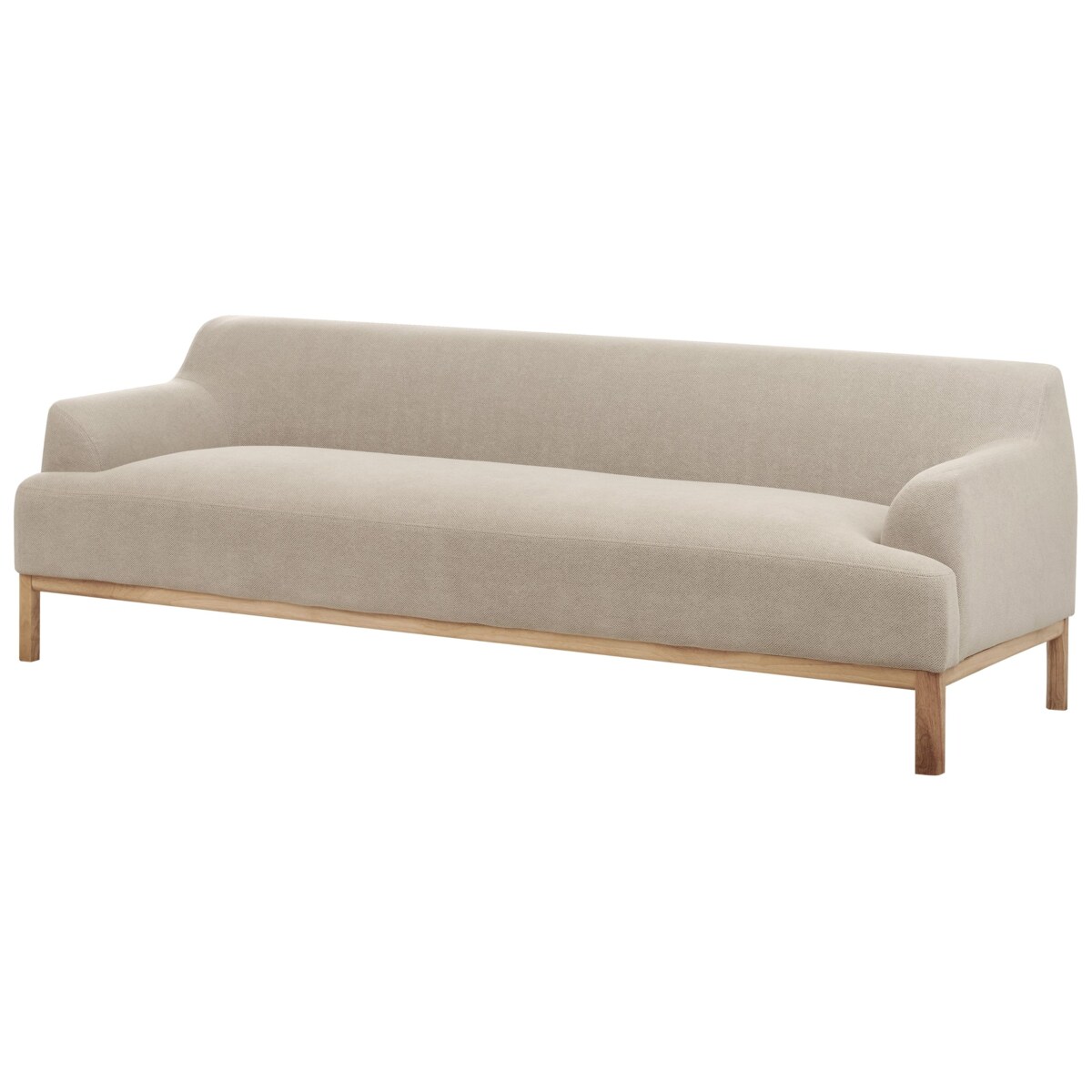 Sofa 3-osobowa beżowoszara SOSJO