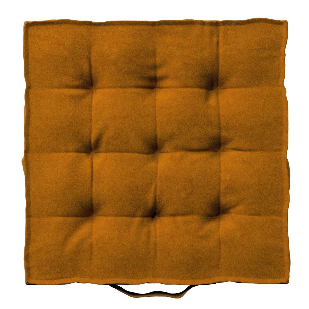 Poduszka na krzesło Kuba, miodowy, 40 x 40 x 6 cm, Velvet