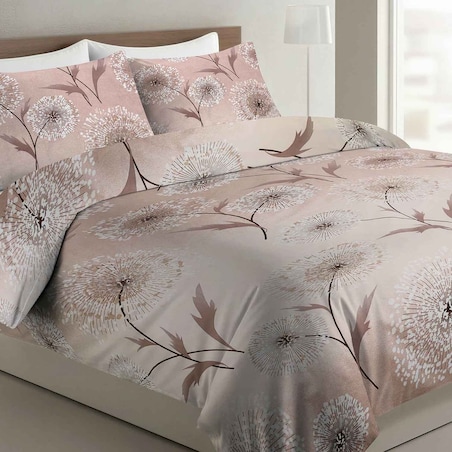 Poszewka dekoracyjna bawełniana 40x40 Blush beżowa w dmuchawce, Cottonlove, Darymex