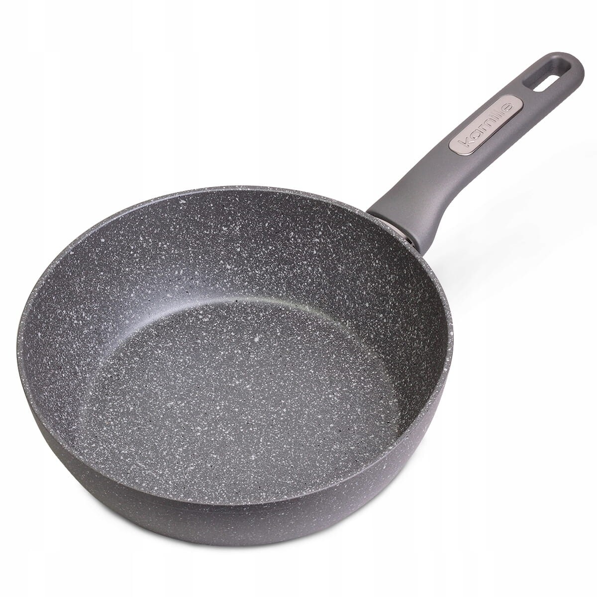 Patelnia głęboka wok granitowa 24cm indukcja KAMILLE