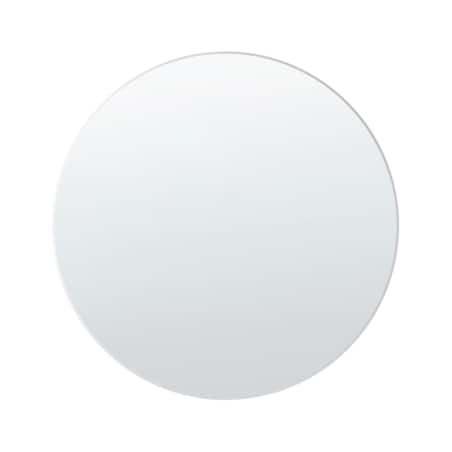 Lustro ścienne 80 x 80 cm srebrne ANNEMASSE