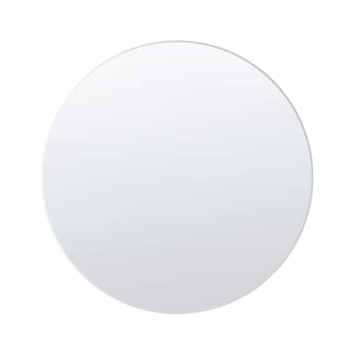 Lustro ścienne 80 x 80 cm srebrne ANNEMASSE