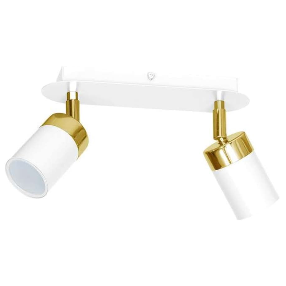 Reflektorowa LAMPA sufitowa JOKER MLP6129 Milagro metalowa OPRAWA plafon regulowane reflektorki białe złote
