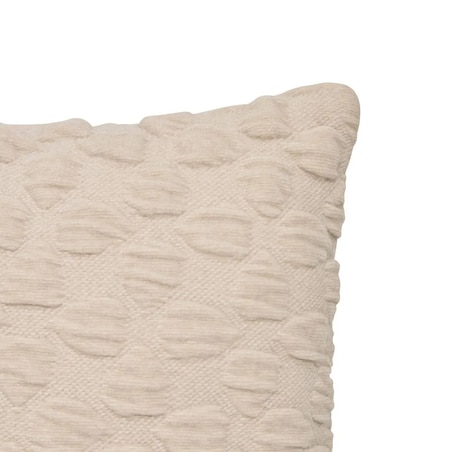 Poduszka dekoracyjna, kremowa, Nova, 40x40 cm