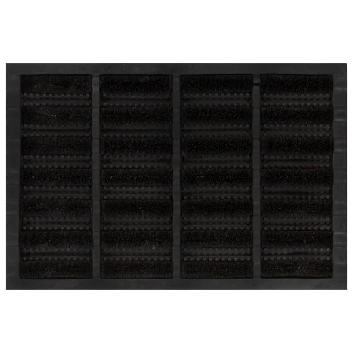 vidaXL Wycieraczka, prostokątna, 40x60 cm, guma i włókno kokosowe