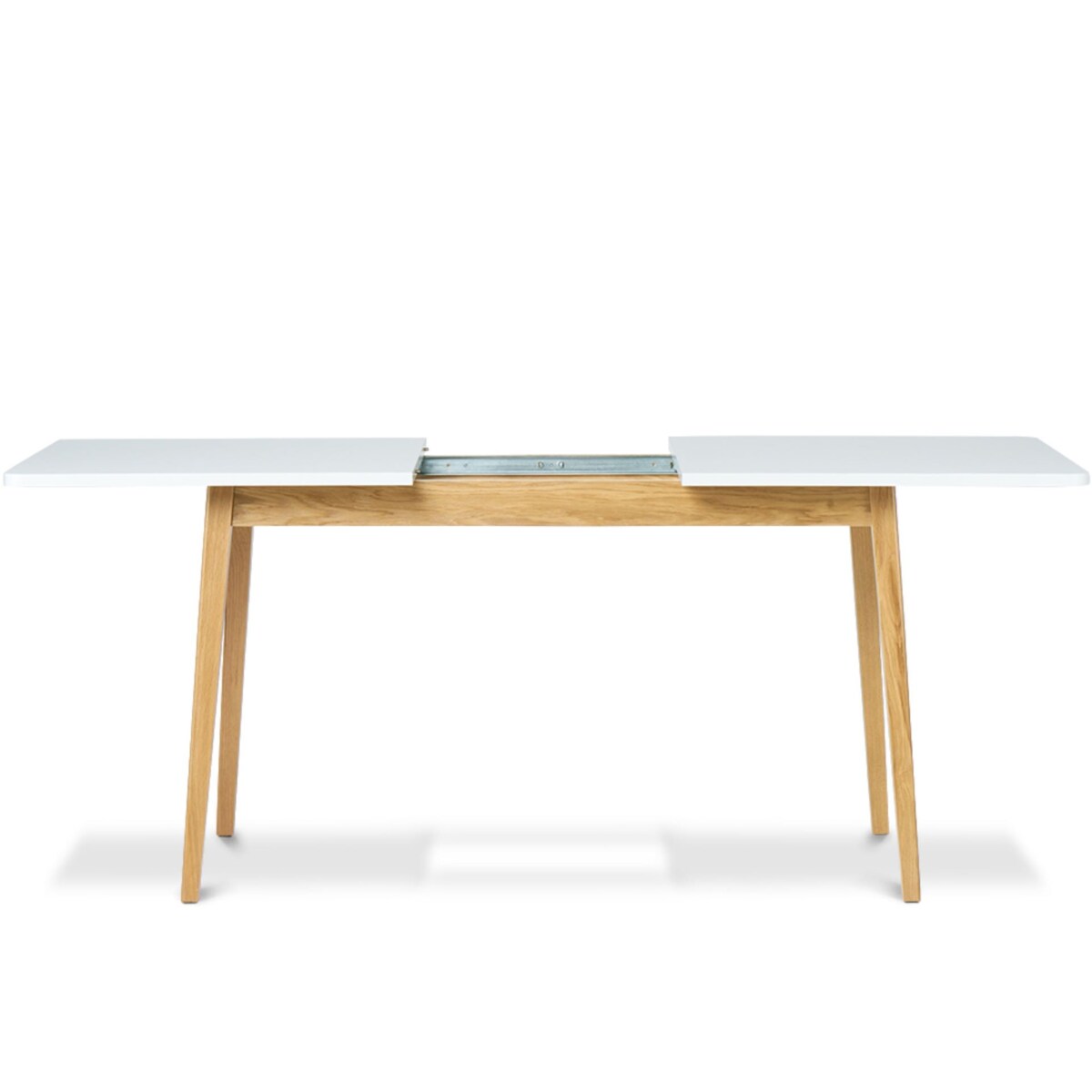 KONSIMO FRISK Biały rozkładany stół skandynawski