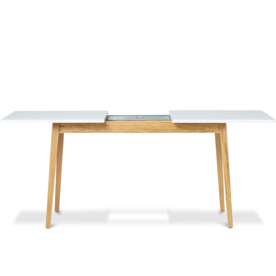 KONSIMO FRISK Biały rozkładany stół skandynawski