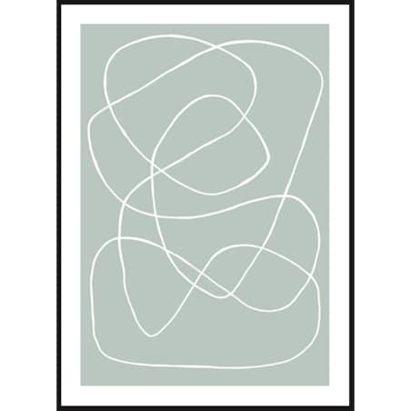 Poster Story, Plakat, Obraz - Biała Linia, wymiary 42 x 60 cm