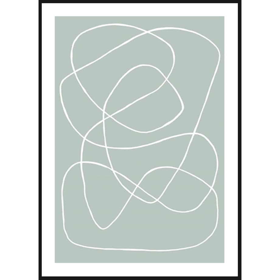 Poster Story, Plakat, Obraz - Biała Linia, wymiary 42 x 60 cm