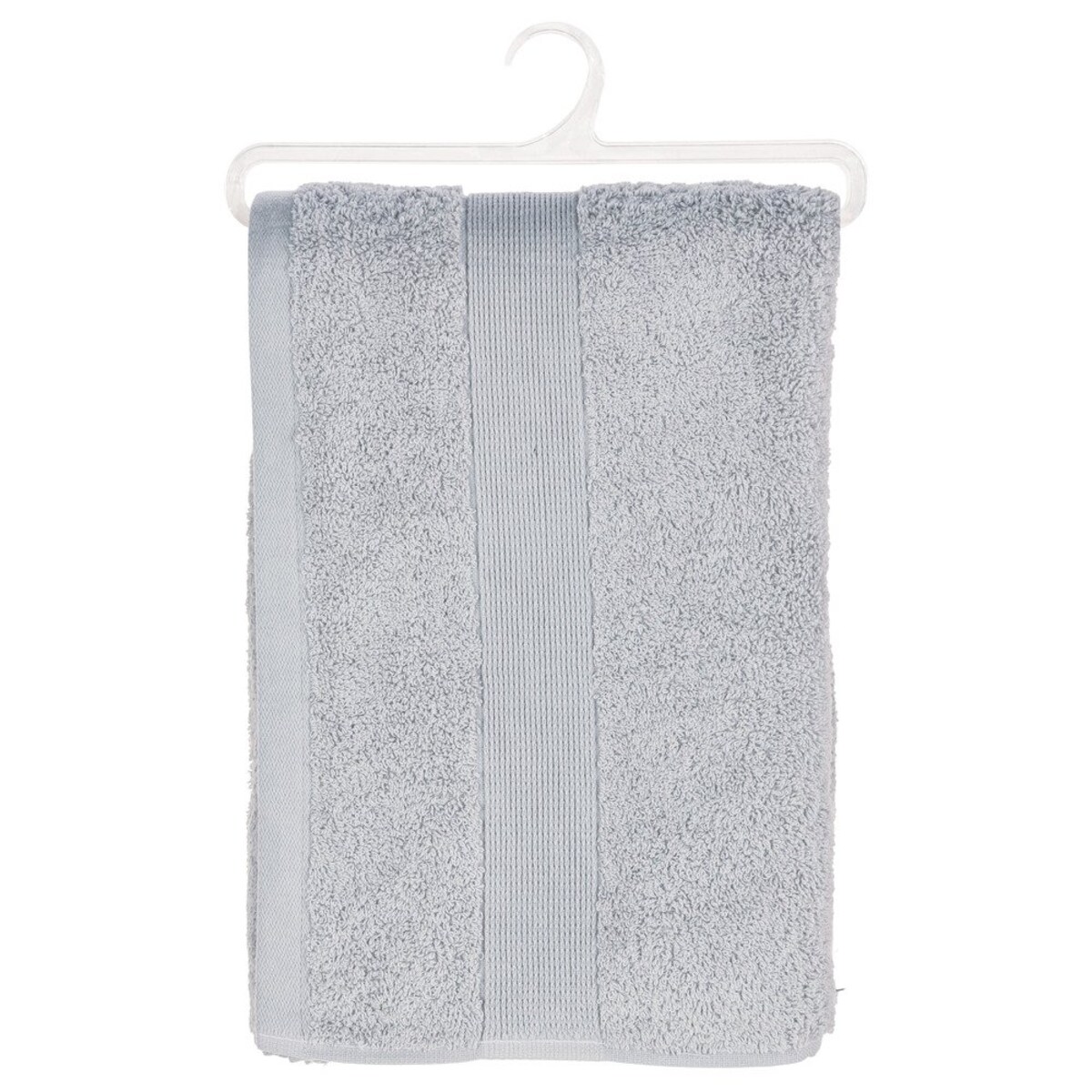 Ręcznik łazienkowy bawełniany z ozdobną bordiurą, stylowe tekstylia do łazienki