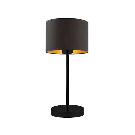 Lampka nocna na biurko lampa biurkowa LED z abażurem walec BLUES