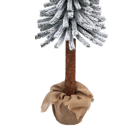 Choinka sztuczna Świerk górski ośnieżony na pniu