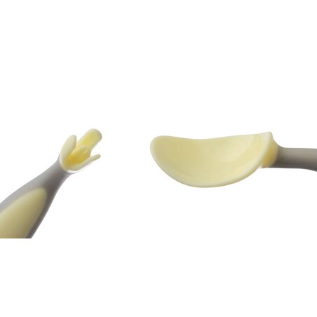 Sztućce dla niemowląt i dzieci do nauki jedzenia Gelato Banana Split, b.box