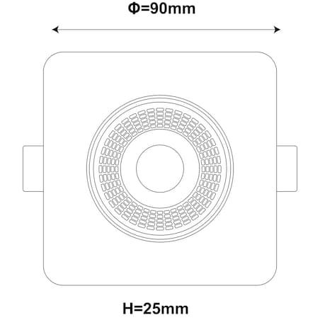 Oczko Light Prestige Plus biały LED CCT 3000K/4000K/6000K (regulowana) 1 szt.