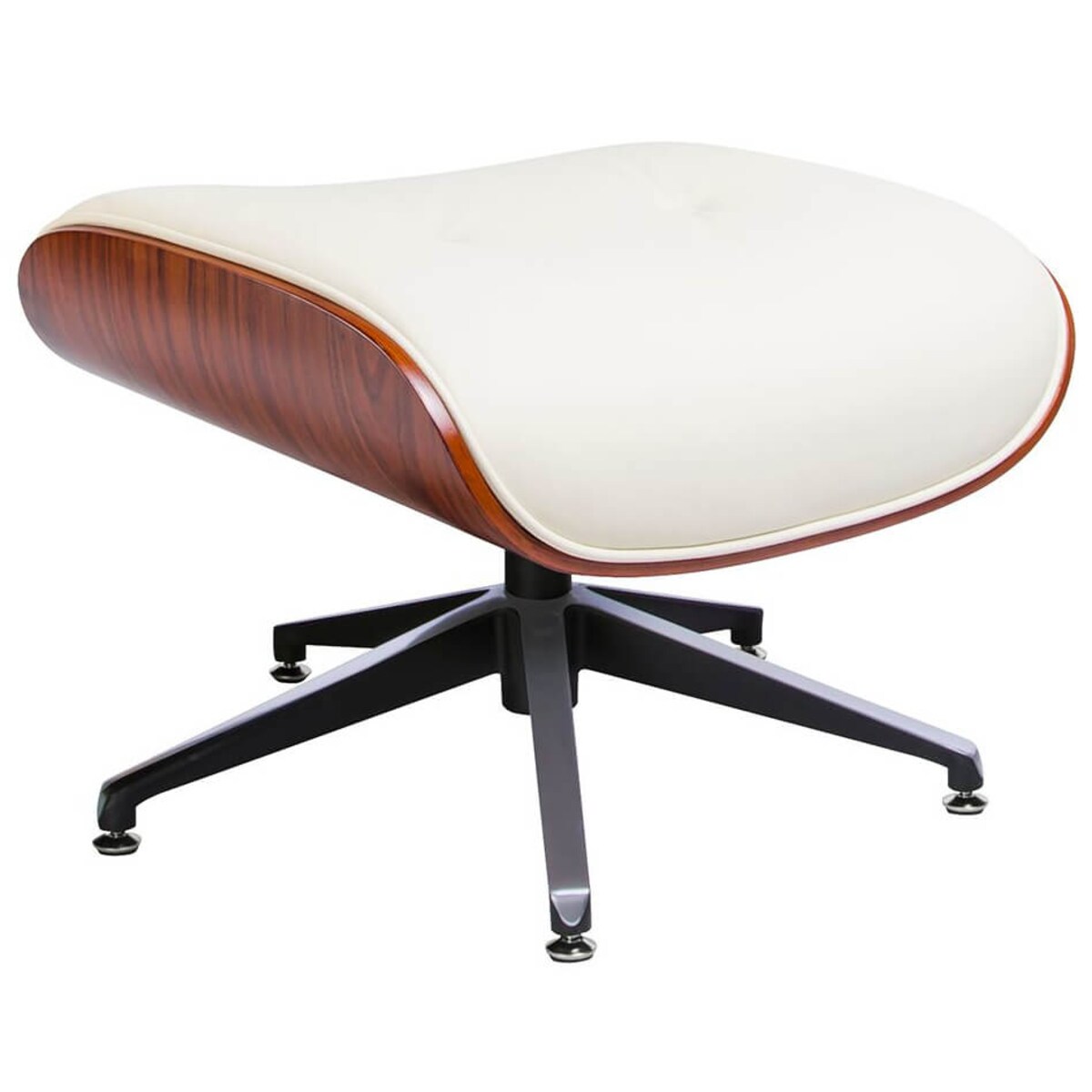 Wygodny fotel pokojowy Lounge biały sklejka różana, King Home