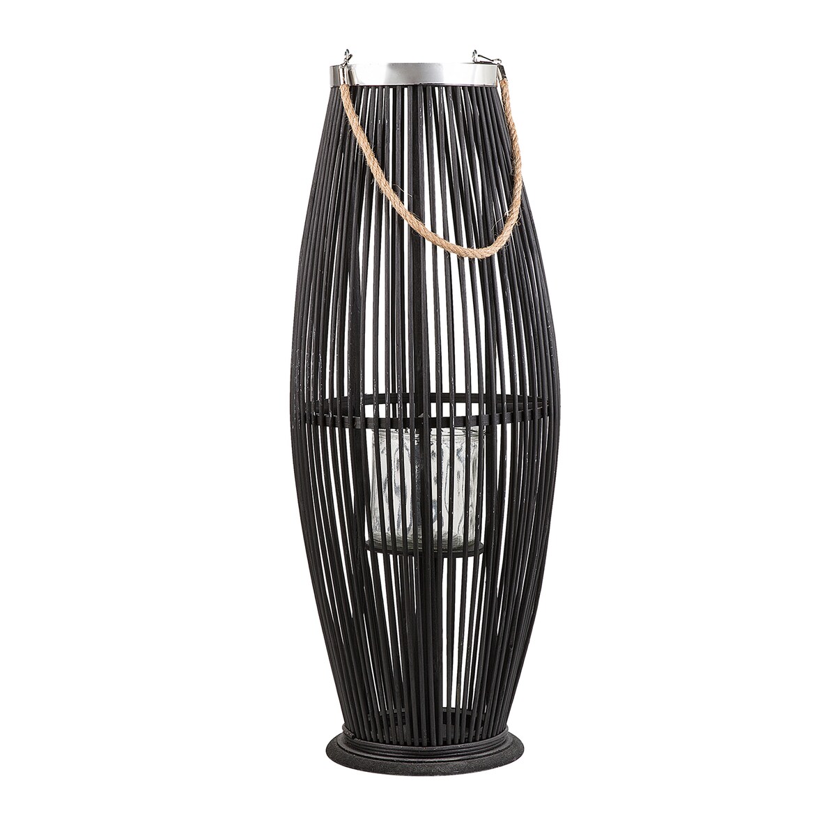 Lampion TAHITI Bambus 72 cm Czarny