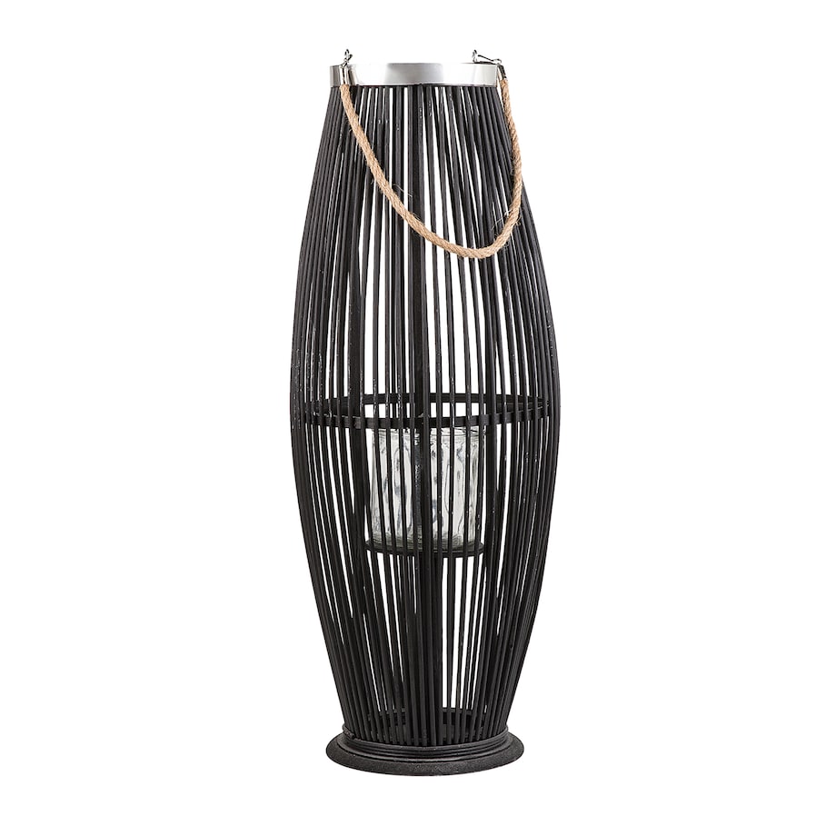 Lampion TAHITI Bambus 72 cm Czarny