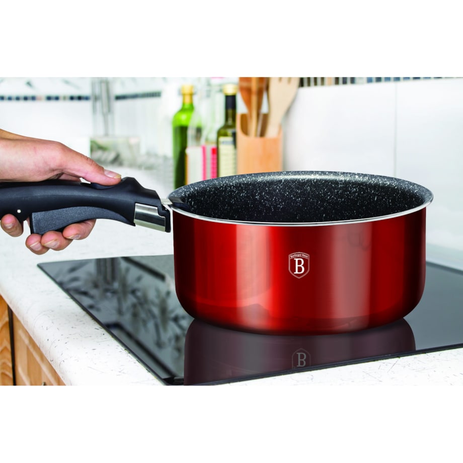 Zestaw 12 elementów garnki, patelnie, akcesoria BerlingerHaus BH-1674