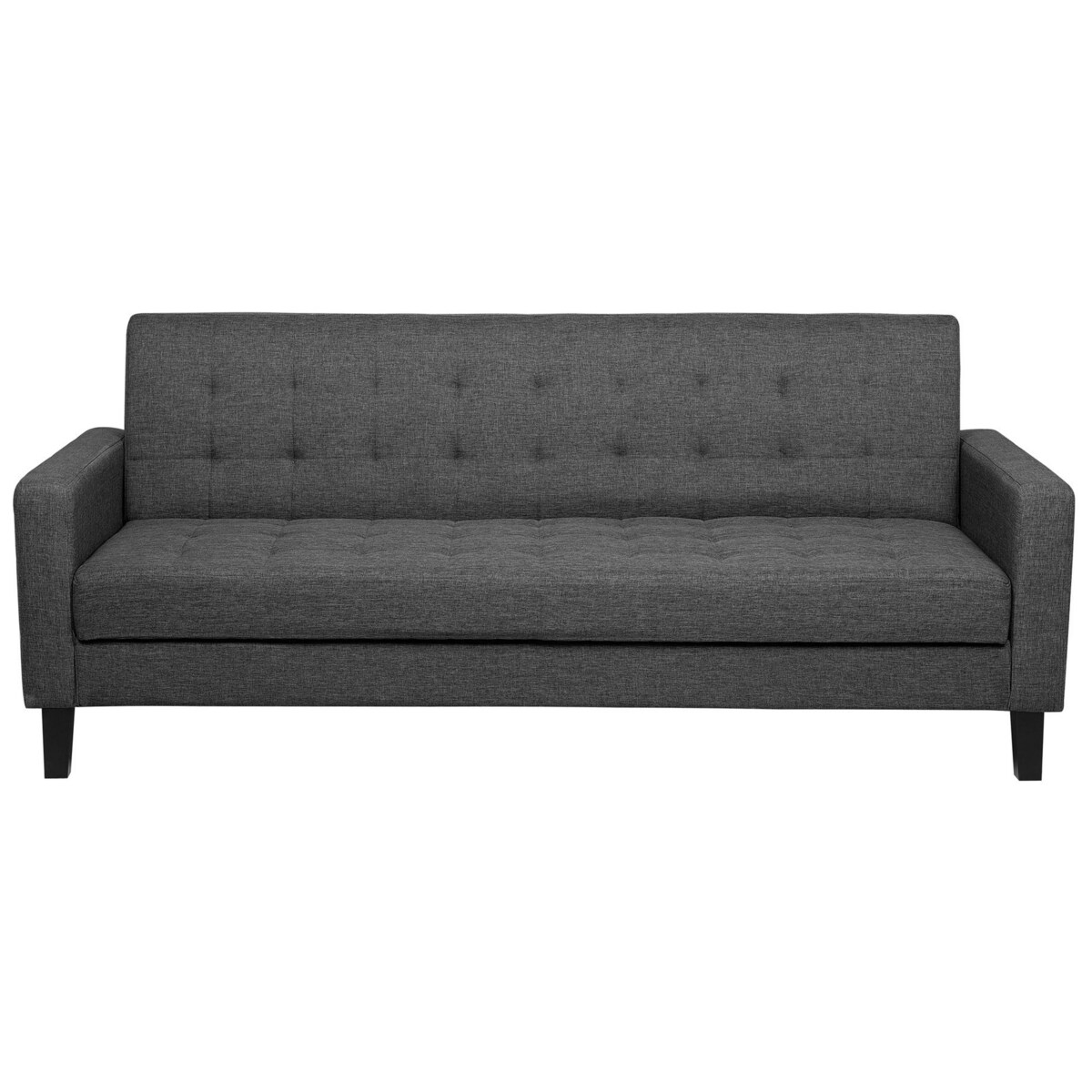 Sofa rozkładana ciemnoszara VEHKOO