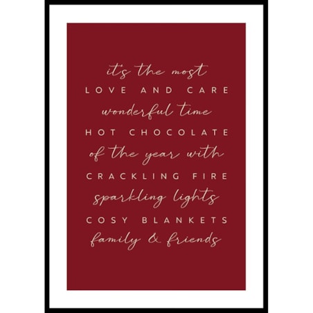 Poster Story, Plakat, Obraz - The Most Wonderful Time, wymiary 42 x 60 cm