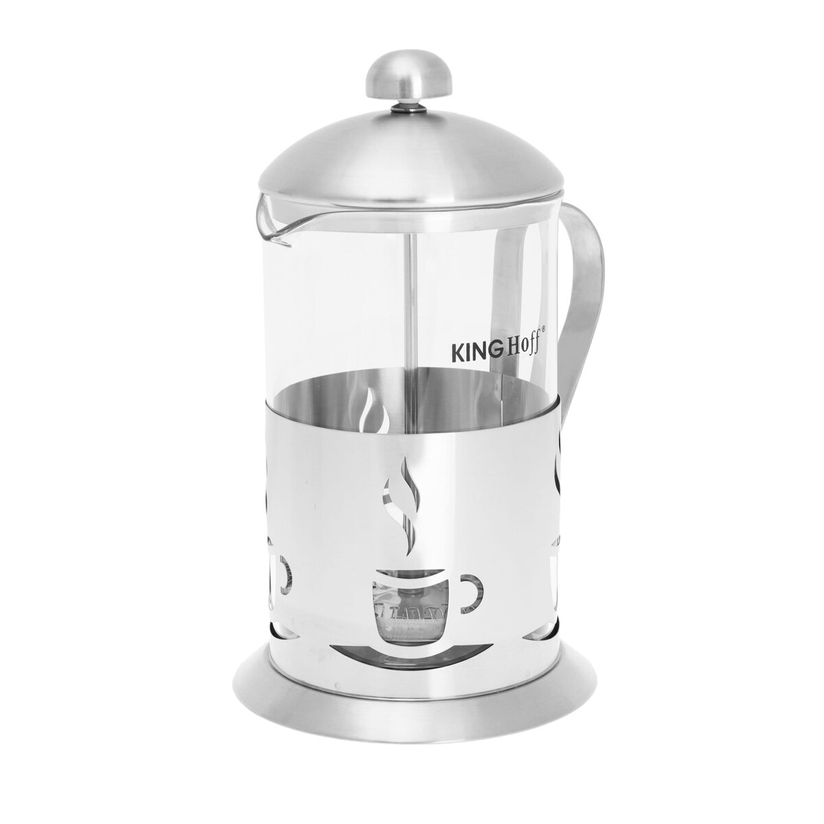 Zaparzacz tłokowy do herbaty kawy french press 800ml KINGHOFF