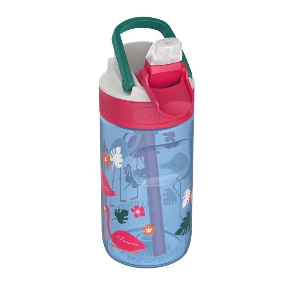 Butelka dla dzieci (400 ml) Blue Flamingo Lagoon Kambukka