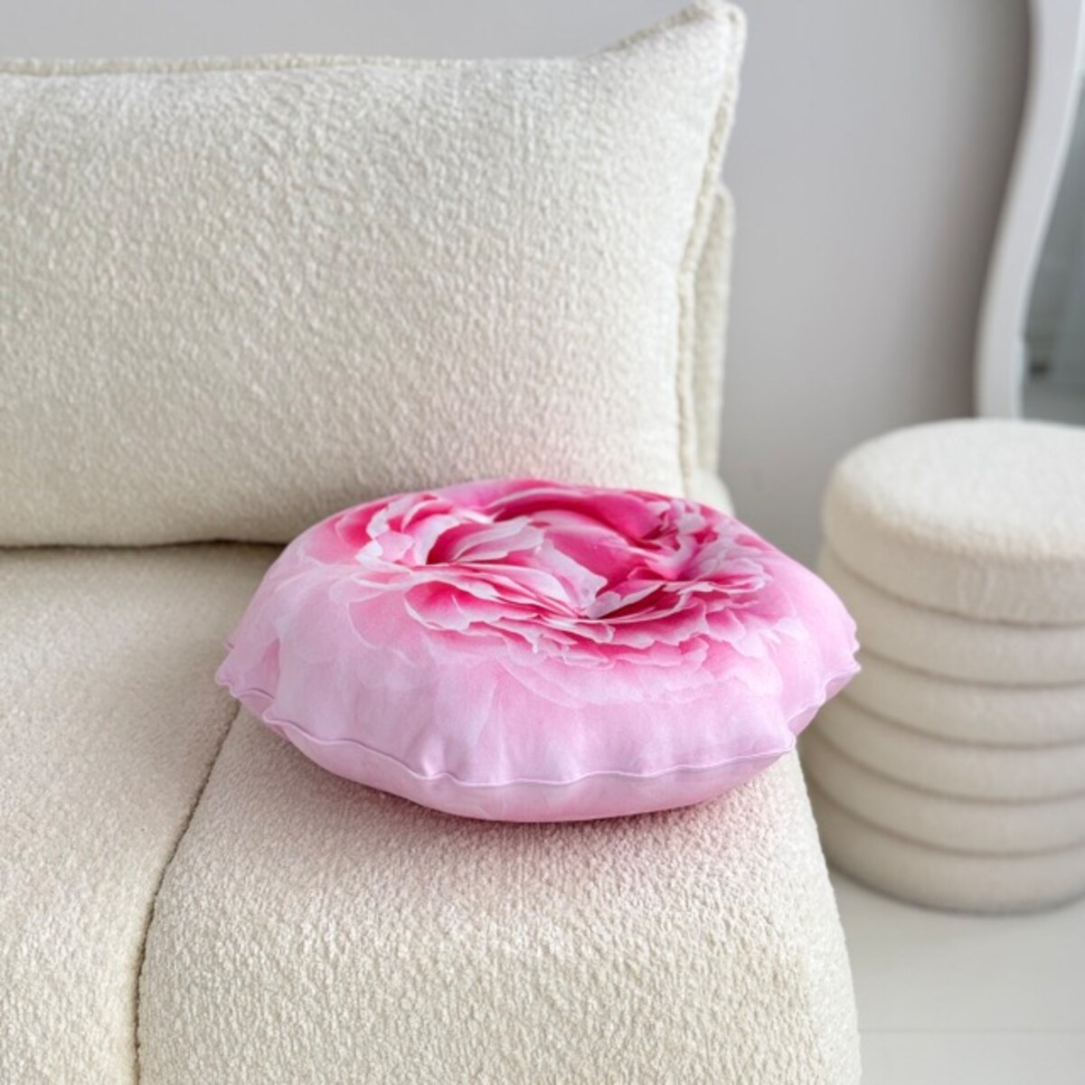 Poduszka duża kwiat Piwonia Poduszkownia