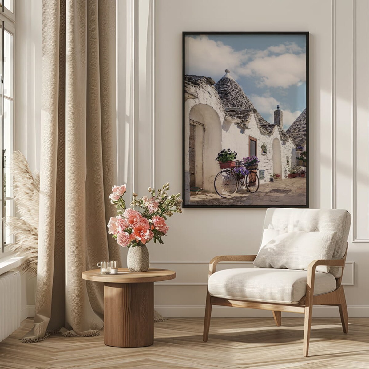 plakat alberobello apulia włochy 50x70