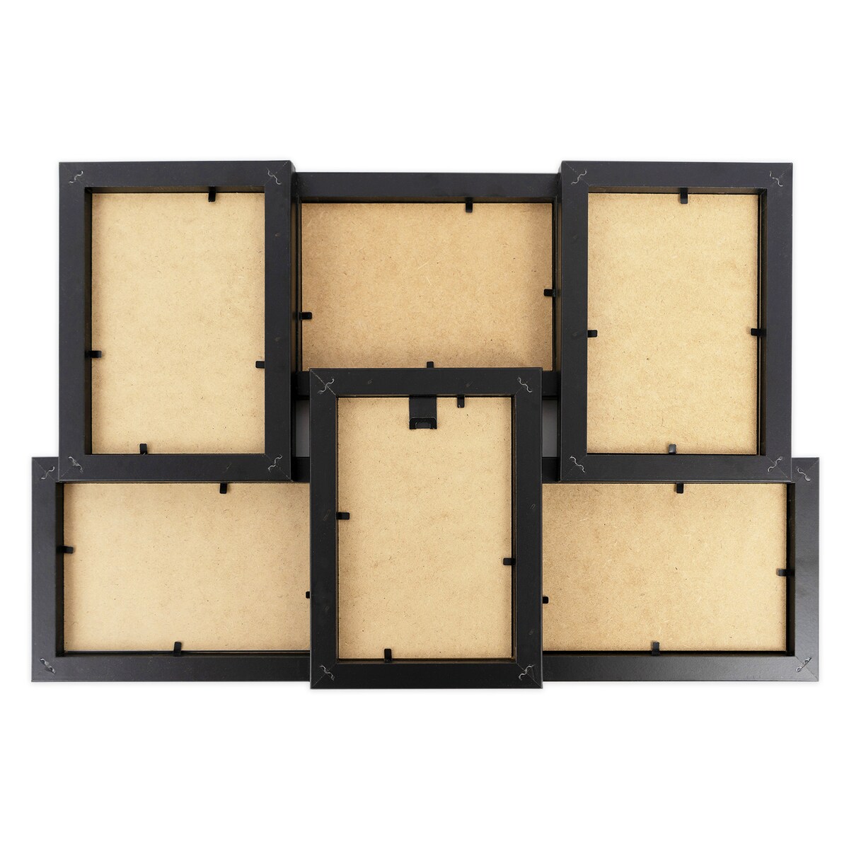 Multirama ramka na zdjęcia 6 zdjęć. Czarna multirama na sześć zdjęć 10x15 cm Ramka na zdjęcia 6 w 1 MULTI HEN 2 FRAMAI