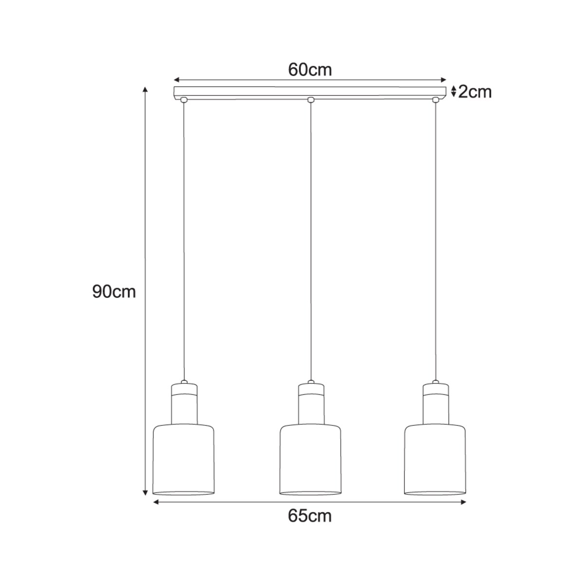 Lampa wisząca K-5258 z serii ALTO