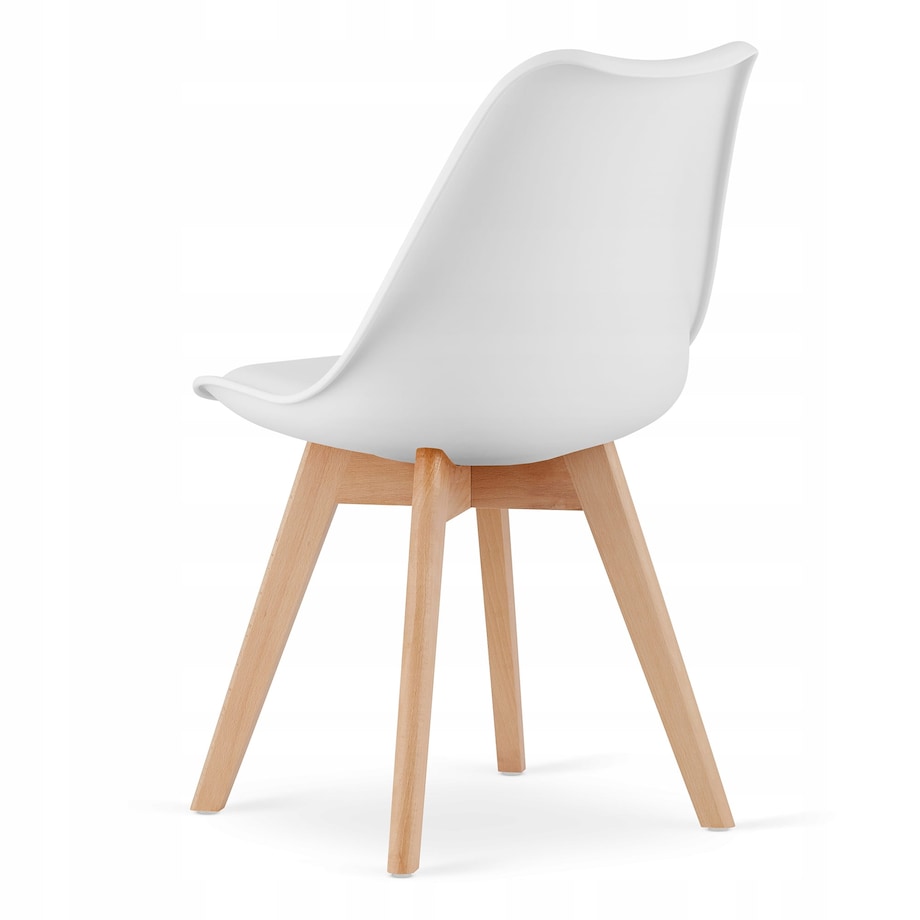 Zestaw Stół Do Jadalni Kuchni Salonu Biura Prostokątny Adria 120X80 Biały + 4 Krzesła Mark Białe