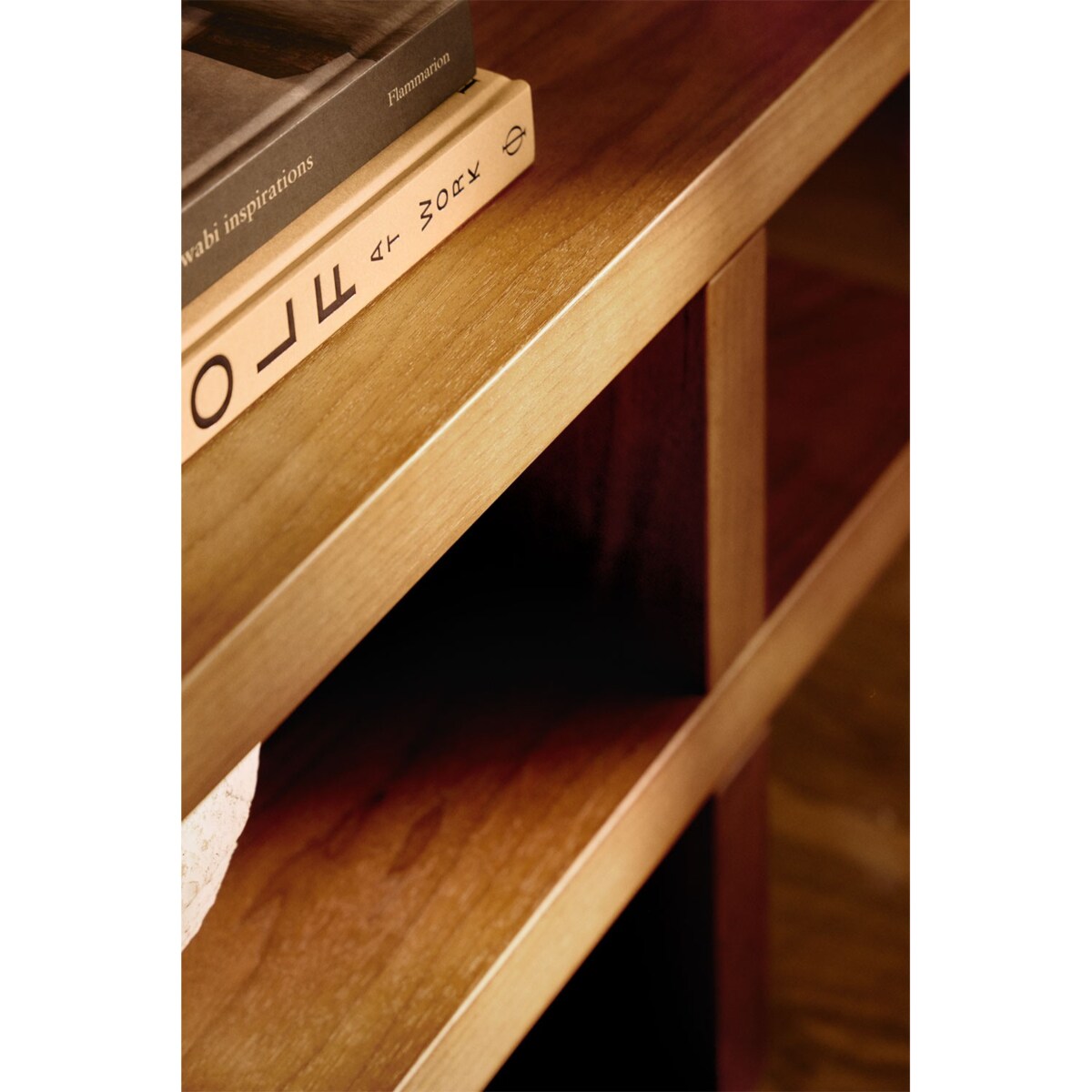 Szafka, komoda RTV Viviene 150x35 cm MDF, popielaty brąz