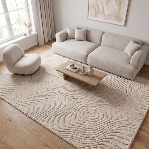 Dywan 240x340 cm Boho Cora geometryczny beżowy