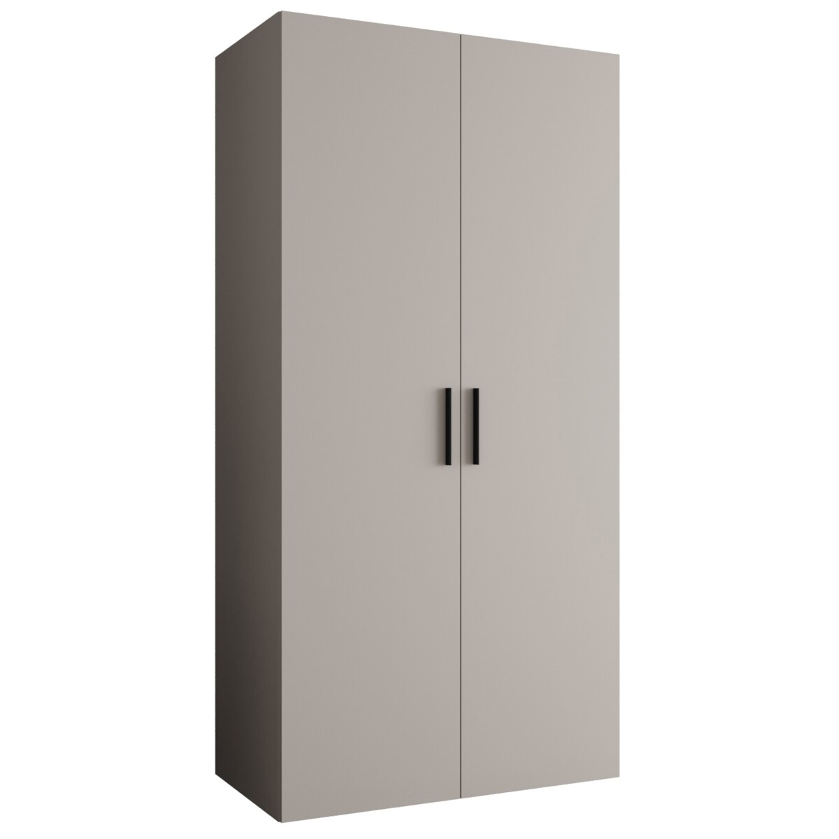 Szafa uchylna otwierana BARI 1 100 wys. 202 cm Kaszmir + u. Czarny
