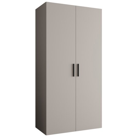 Szafa uchylna otwierana BARI 1 100 wys. 202 cm Kaszmir + u. Czarny