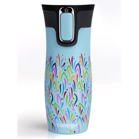 Kubek termiczny Contigo West Loop 2.0 470ml - Błękitny Mat - Floresy