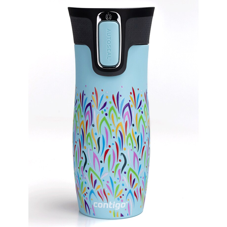 Kubek termiczny Contigo West Loop 2.0 470ml - Błękitny Mat - Floresy